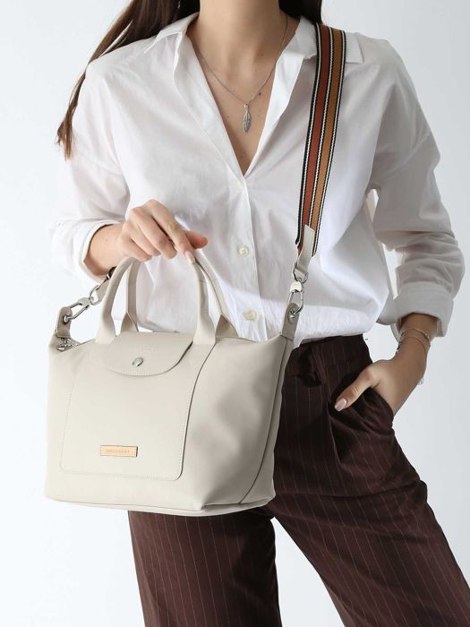 Longchamp Le pliage du jardinier Sacs porté main Beige