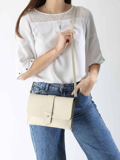 Sac Bandoulière Caviar Cuir Milano Beige caviar CA240610 vue secondaire 1