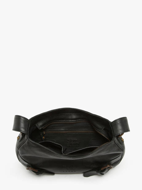 Sac Porté épaule Strappy Cuir Basilic pepper Noir strappy BSTR02 vue secondaire 3