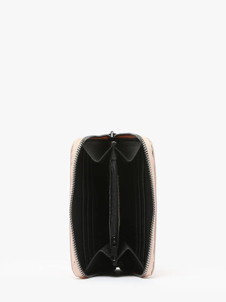 Portefeuille Caviar Cuir Milano Rose caviar CA19043 vue secondaire 1