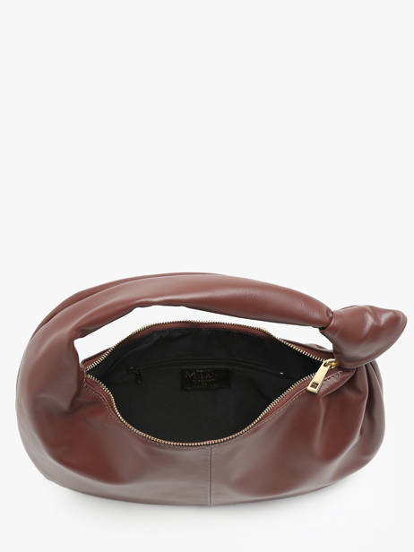 Sac Porté épaule Sauvage Cuir Milano Violet sauvage SA24114 vue secondaire 3