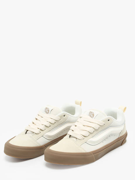 Sneakers Knu Skool In Leather Vans Beige unisex 9QCDBS other view 2