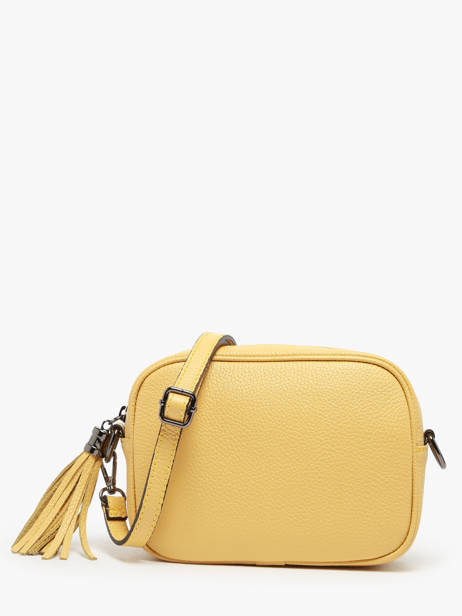 Sac Bandoulière Caviar Cuir Milano Jaune caviar CA2006N