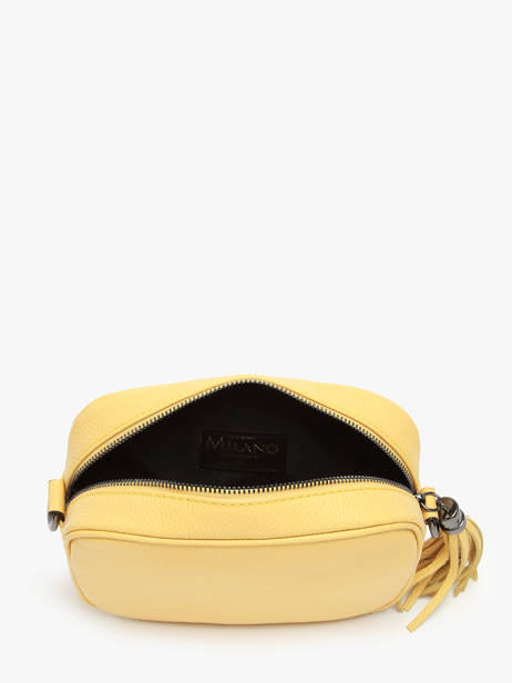 Sac Bandoulière Caviar Cuir Milano Jaune caviar CA2006N vue secondaire 4