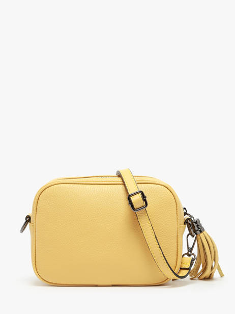 Sac Bandoulière Caviar Cuir Milano Jaune caviar CA2006N vue secondaire 5