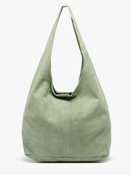 Sac Porté épaule Velvet Cuir Milano Vert velvet VE24062B