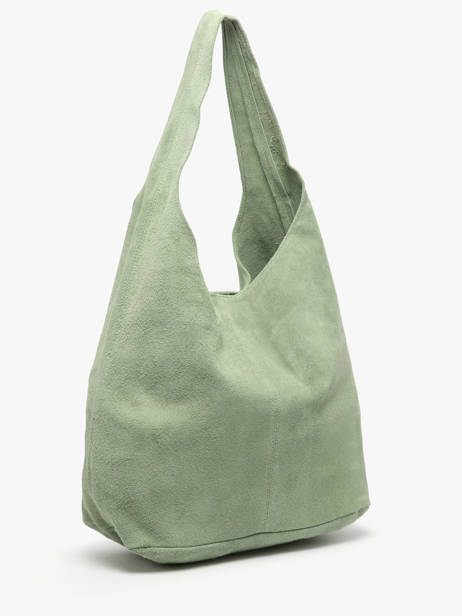 Sac Porté épaule Velvet Cuir Milano Vert velvet VE24062B vue secondaire 3