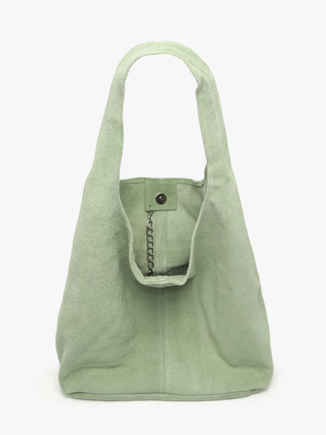 Sac Porté épaule Velvet Cuir Milano Vert velvet VE24062B vue secondaire 4