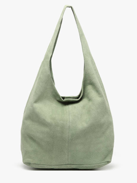 Sac Porté épaule Velvet Cuir Milano Vert velvet VE24062B vue secondaire 5