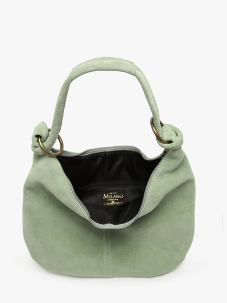 Sac Porté épaule Velvet Cuir Milano Vert velvet VE24111 vue secondaire 3
