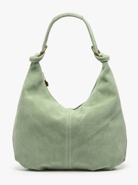 Sac Porté épaule Velvet Cuir Milano Vert velvet VE24111 vue secondaire 4