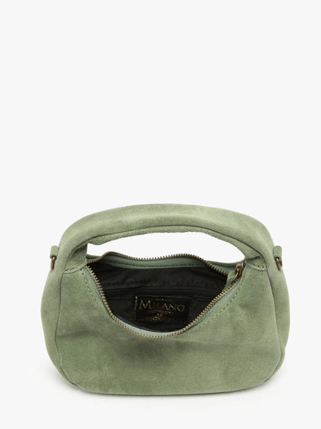 Sac Bandoulière Velvet Cuir Milano Vert velvet VE24113 vue secondaire 3