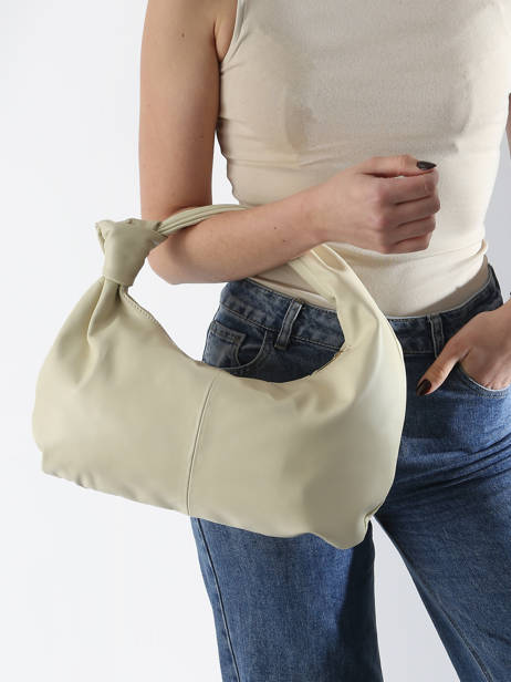 Sac Porté épaule Sauvage Cuir Milano Beige sauvage SA24114 vue secondaire 1