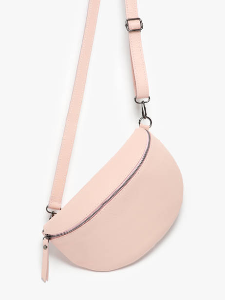 Sac Banane Caviar Cuir Milano Rose caviar CA21123 vue secondaire 2