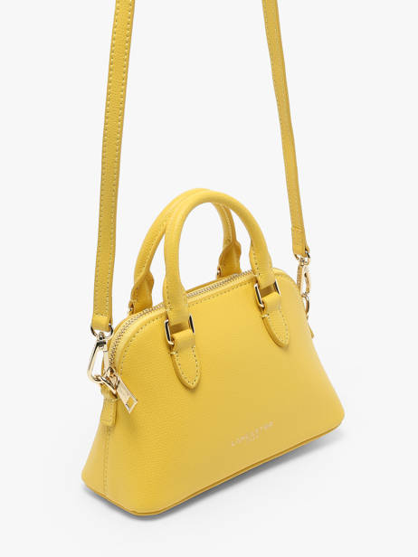 Sac Bandoulière Sierra Jia Cuir Lancaster Jaune sierra jia 1 vue secondaire 2
