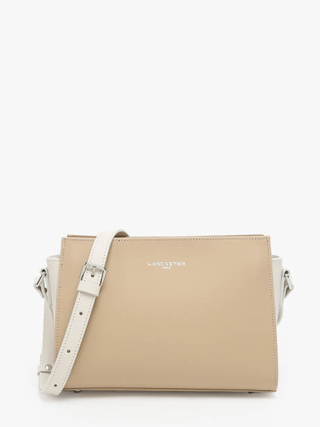 Sac Bandoulière Smooth Cuir Lancaster Beige smooth 437-02