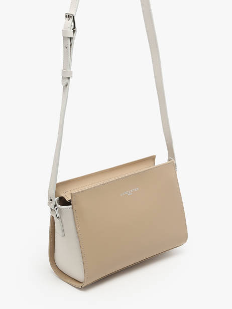 Sac Bandoulière Smooth Cuir Lancaster Beige smooth 437-02 vue secondaire 2