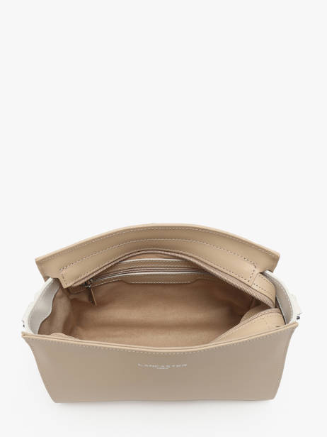 Sac Bandoulière Smooth Cuir Lancaster Beige smooth 437-02 vue secondaire 3