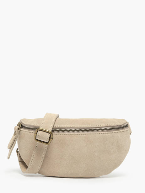 Sac Banane Milano Beige velvet VE19091