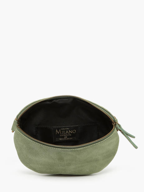 Sac Banane Milano Vert velvet VE19091 vue secondaire 3