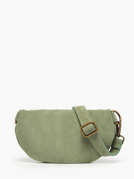 Sac Banane Milano Vert velvet VE19091 vue secondaire 4