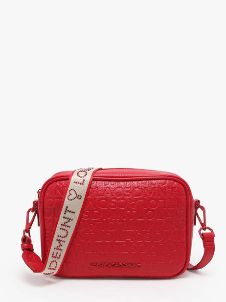 Sac Bandoulière Logo Lola casademunt Rouge logo 65