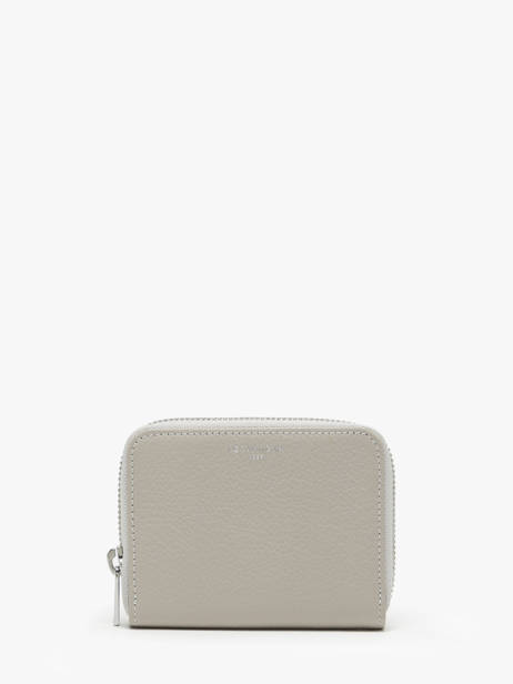 Portefeuille Zippé Emilie Cuir Le tanneur Gris emily AZL355