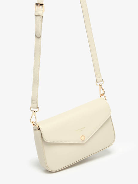 Sac Bandoulière Saffiano David jones Beige saffiano CM6120H vue secondaire 2