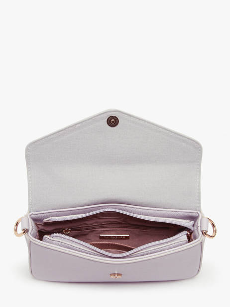 Sac Bandoulière Saffiano David jones Violet saffiano CM6120H vue secondaire 3