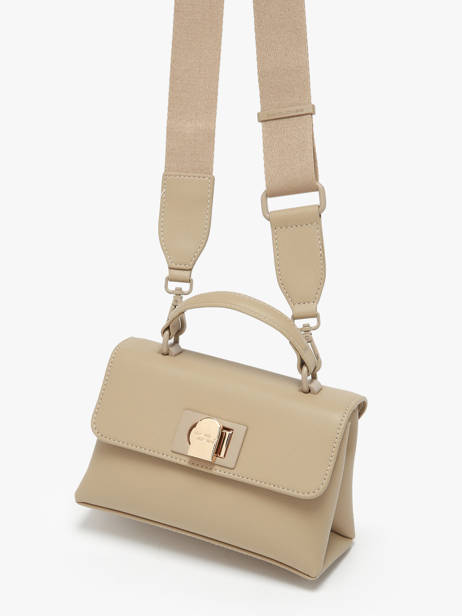 Sac Bandoulière Saffiano David jones Marron saffiano CM7211H vue secondaire 2