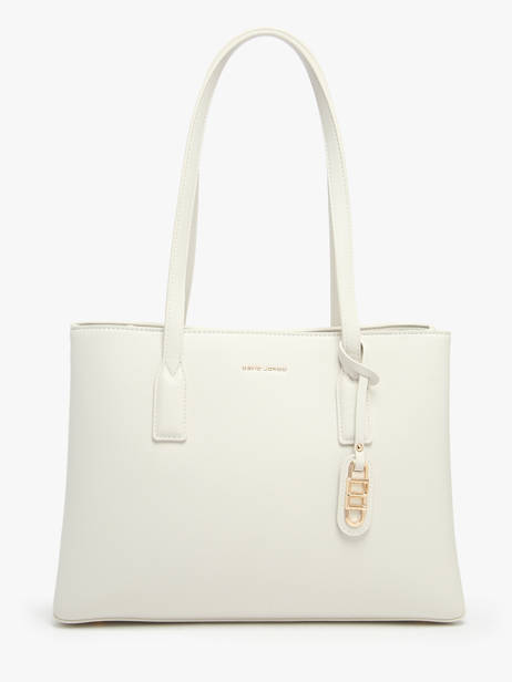 Sac PortÃ© Ã©paule Saffiano David jones Beige saffiano CM7468