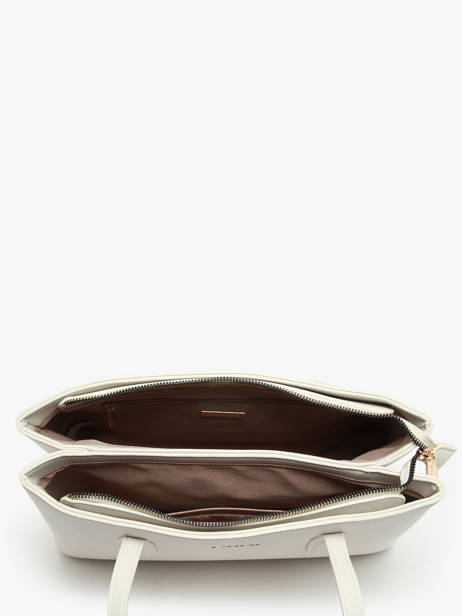 Sac PortÃ© Ã©paule Saffiano David jones Beige saffiano CM7468 vue secondaire 3