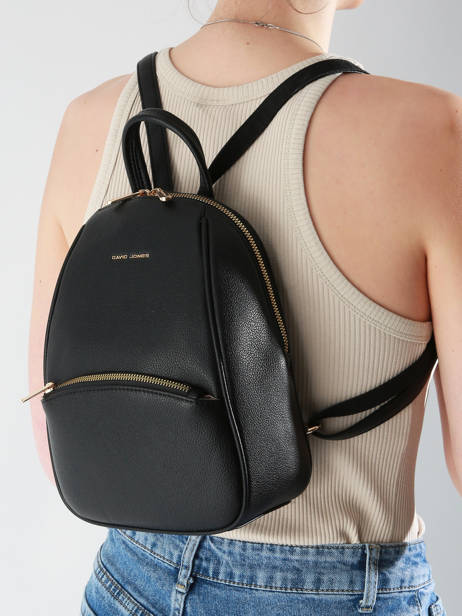 Sac à Dos David jones Noir amsterdam CM7325 vue secondaire 1