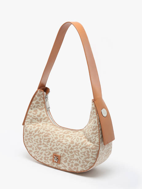 Sac Porté épaule Leopard Polyester Vanessa wu Beige leopard MA0131 vue secondaire 2