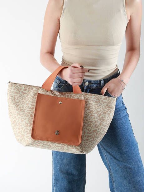 Sac Porté Main Estival Polyester Vanessa wu Beige estival MA0099 vue secondaire 1
