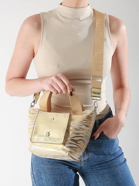 Sac Porté Main Leopard Vanessa wu Or leopard MA0134 vue secondaire 1
