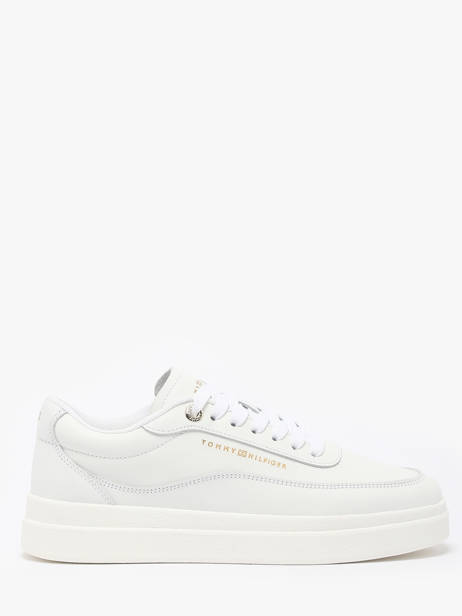 Sneakers En Cuir Tommy hilfiger Blanc accessoires 8800YBS