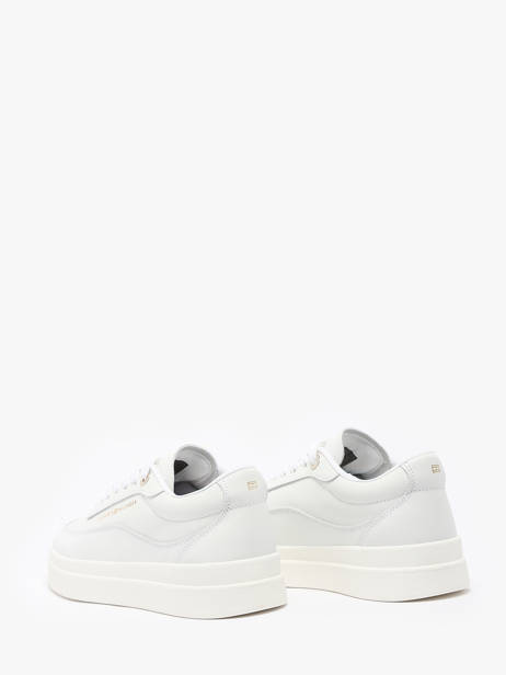 Sneakers En Cuir Tommy hilfiger Blanc accessoires 8800YBS vue secondaire 3