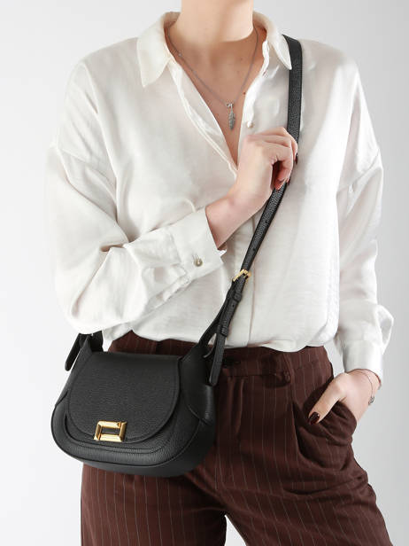 Sac Bandoulière Paulette Cuir Lancel Noir paulette A13330 vue secondaire 1