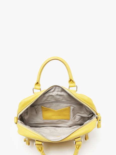 Sac Bandoulière Baby Macy Cuir Nat et nin Jaune vintage BABYMACY vue secondaire 3