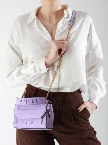 Sac à Main S Ninon Cuir Lancel Violet ninon A09221 vue secondaire 1