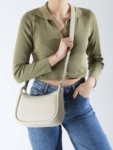 Sac Bandoulière Gent David jones Blanc gent CM7164A vue secondaire 1
