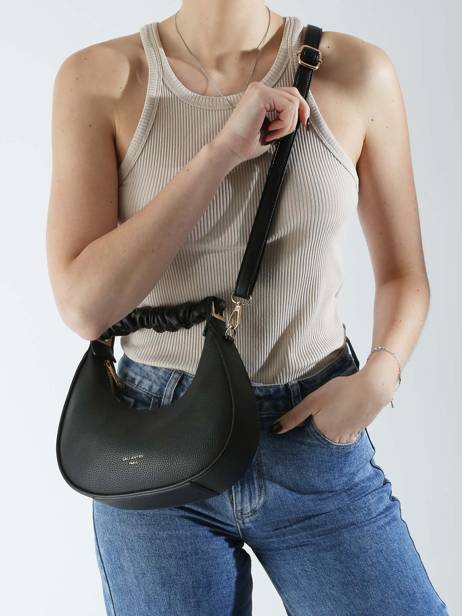 Crossbody Bag Grained Miniprix Black grained A9108 other view 1