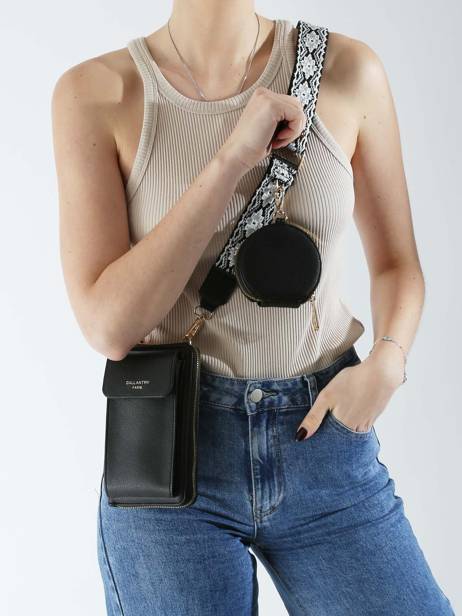 Ccrossbody Phone Case Miniprix Black gold SF69019 other view 1