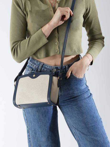 Sac BandouliÃ¨re Judy Hexagona Beige judy 6520143 vue secondaire 1