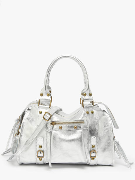 Sac Porté épaule Nine Cuir Milano Argent nine NI24092