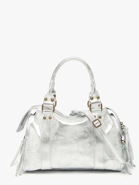 Sac Porté épaule Nine Cuir Milano Argent nine NI24092 vue secondaire 4