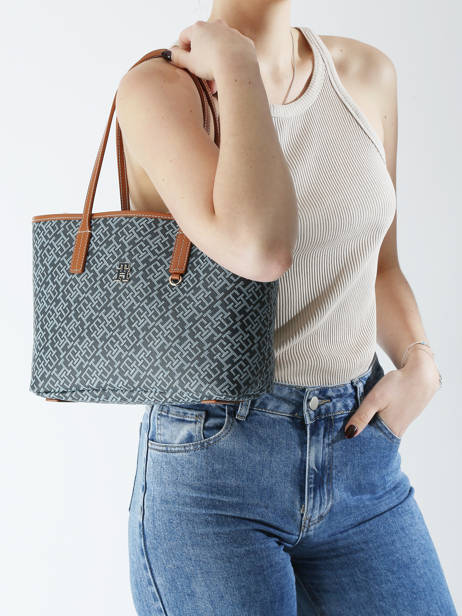 Sac Porté épaule Th Monoplay Tommy hilfiger Bleu th monoplay AW17415 vue secondaire 1
