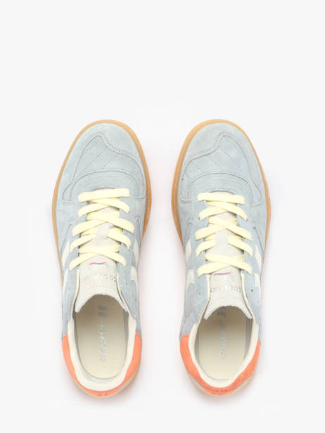 Sneakers Goal In Leather Coolway Gray men 8603602 other view 4