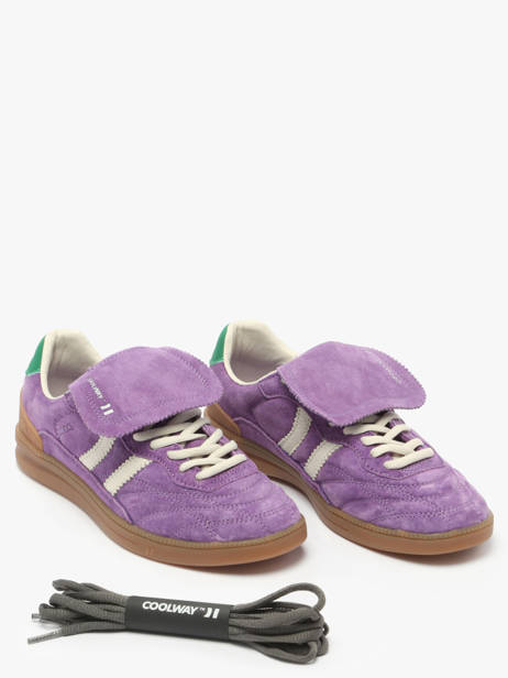 Sneakers Becks X En Cuir Coolway Violet women 7603185 vue secondaire 2